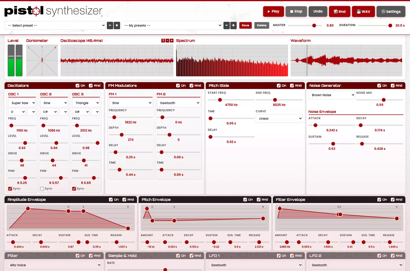 Pistol Synthesizer
